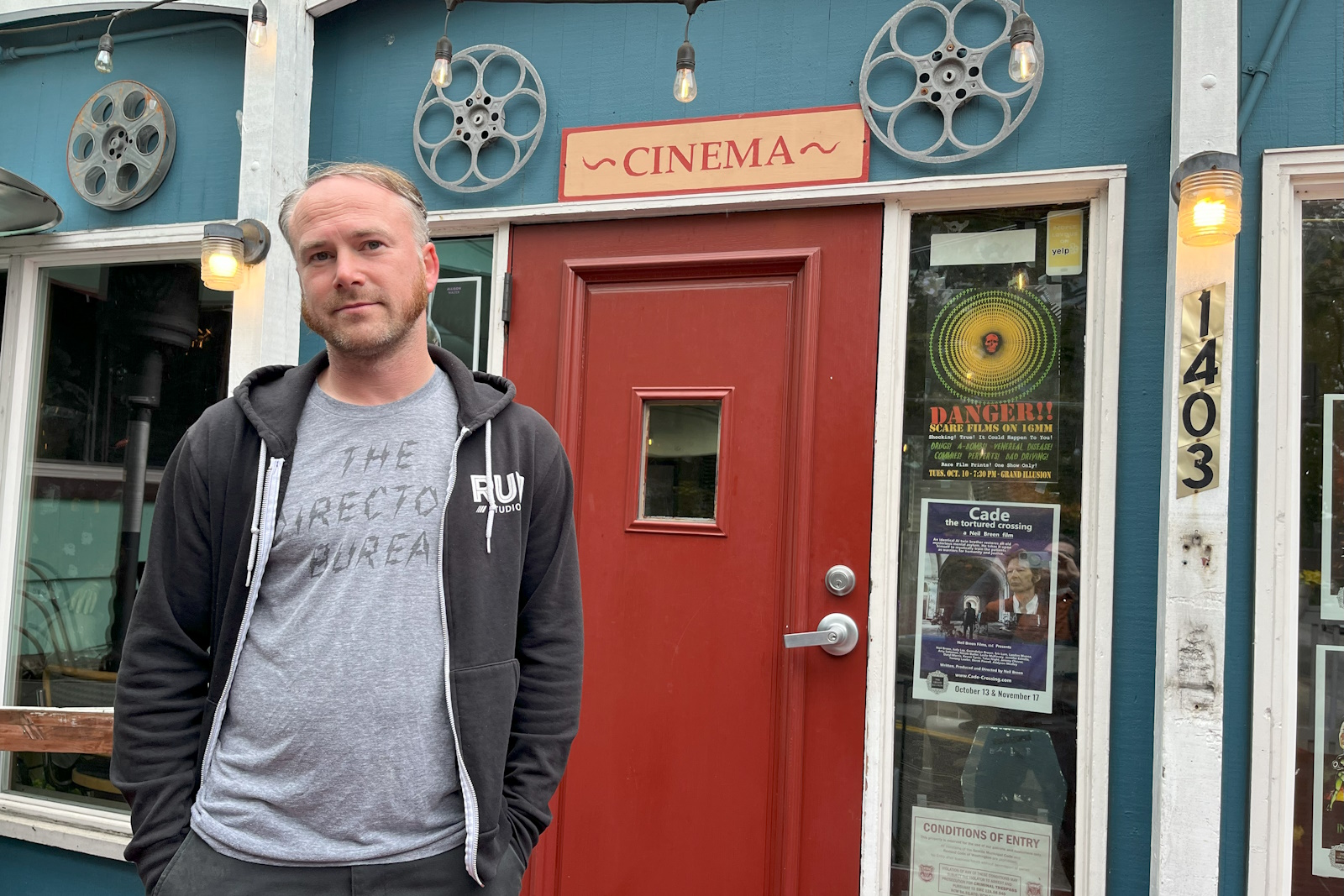 cinema staff 「Seattle meets realism」 KUOW - Seattle's Grand Illusion Cinema, indie film buff favorite