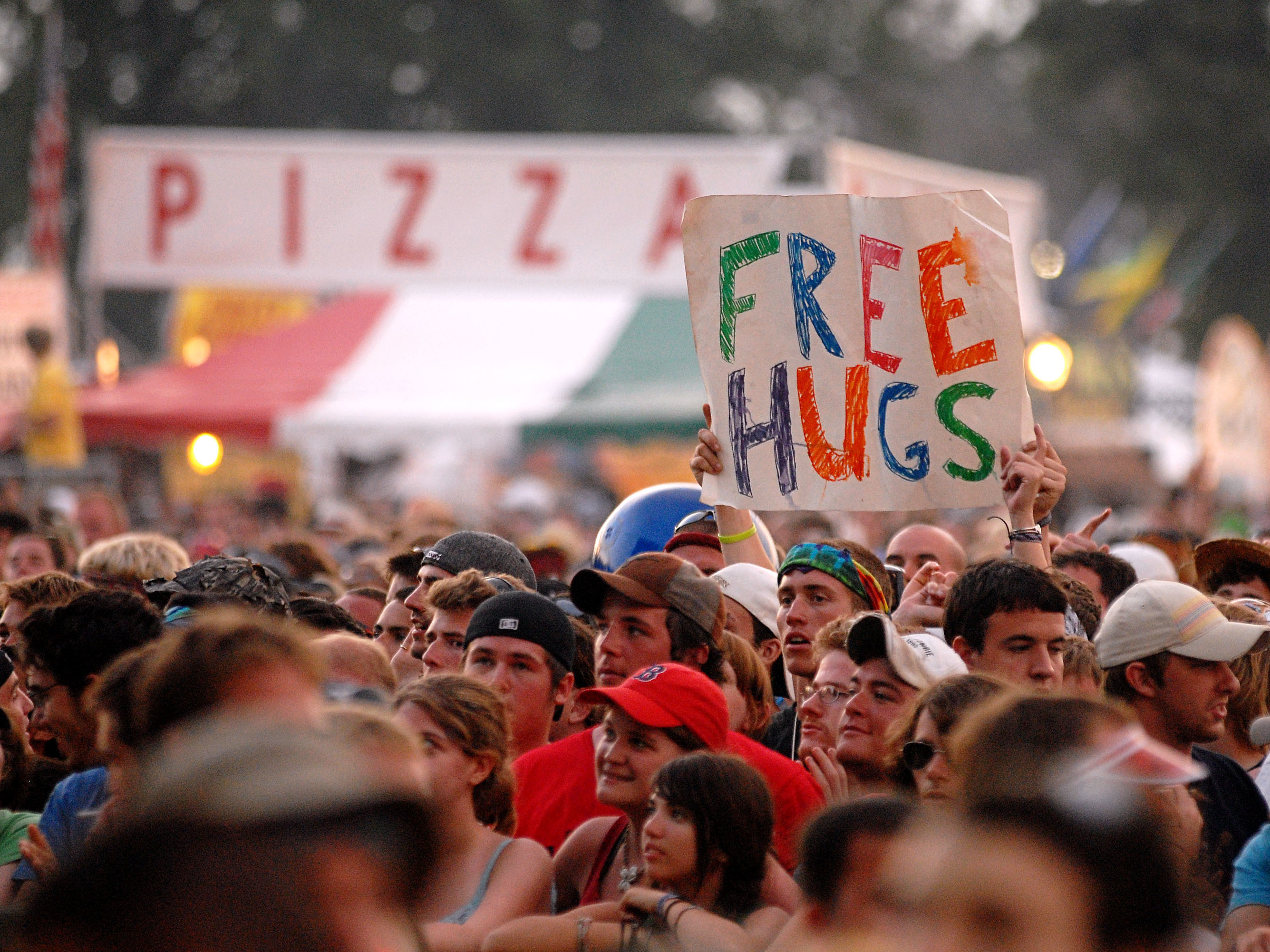 caption: The crowd at Bonnaroo 2008.