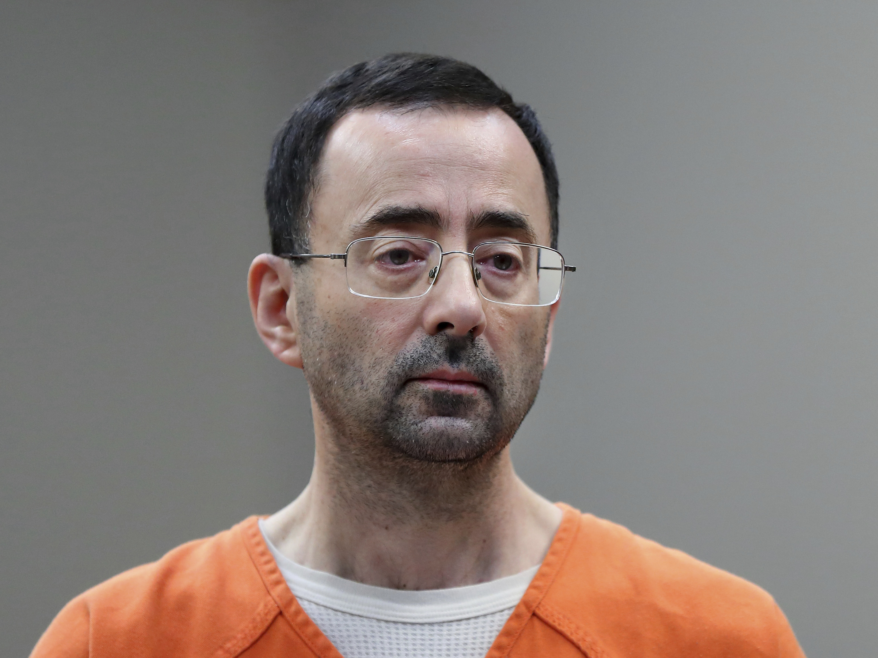caption: Larry Nassar, the former USA Gymnastics doctor who admitted to sexually assaulting female athletes in his care, was reportedly stabbed multiple times by another inmate at a Federal prison in Florida Sunday.