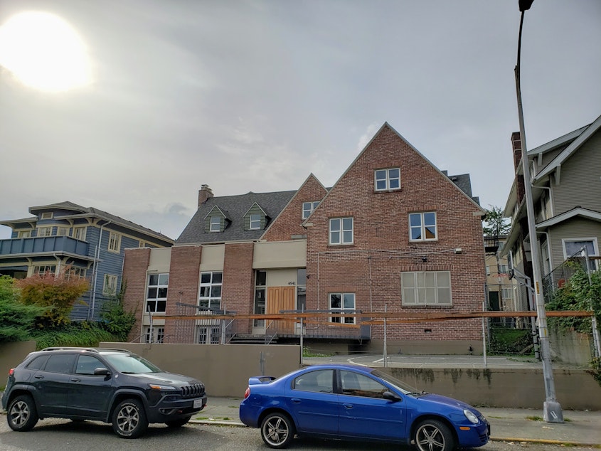 caption: The new youth shelter will be along what is called "Greek Row" where many University of Washington fraternities and sororities are located. 