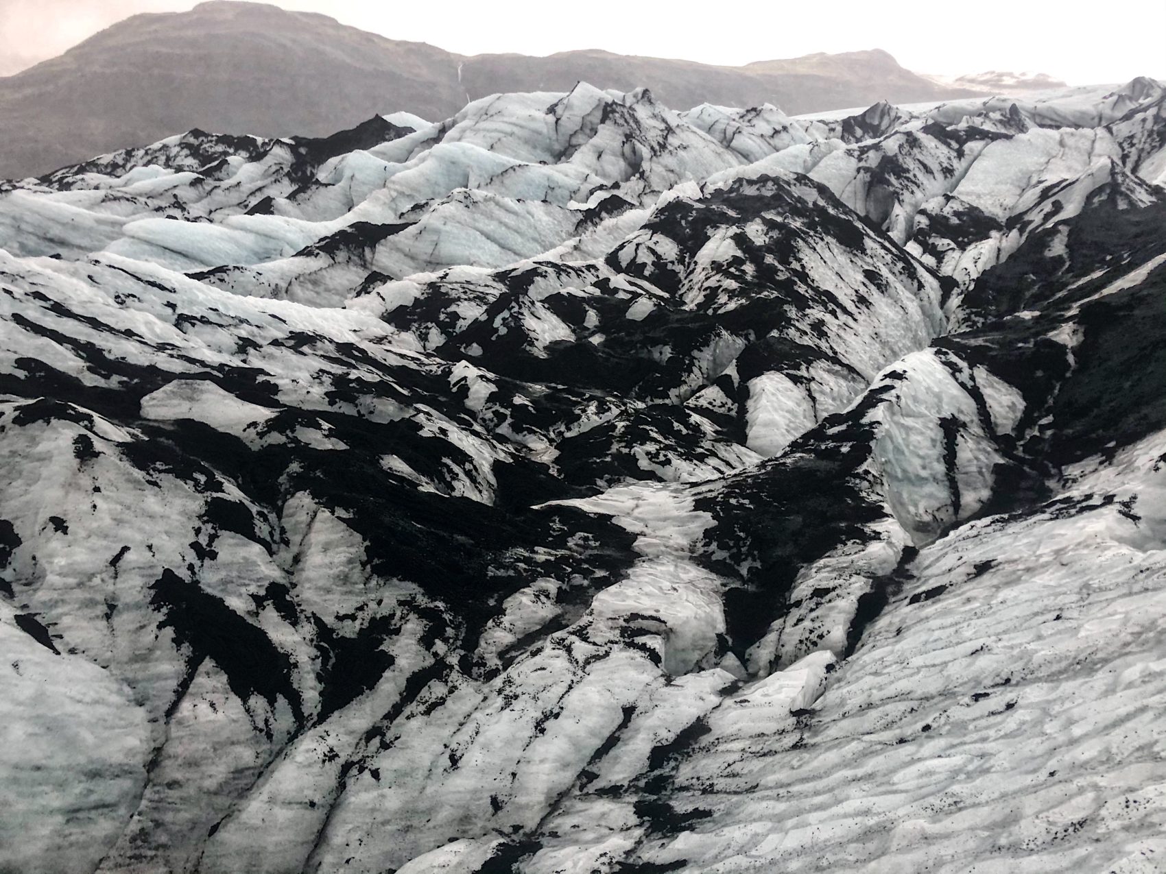 caption: Sólheimajökull Glacier (Karyn Miller-Medzon/Here & Now)