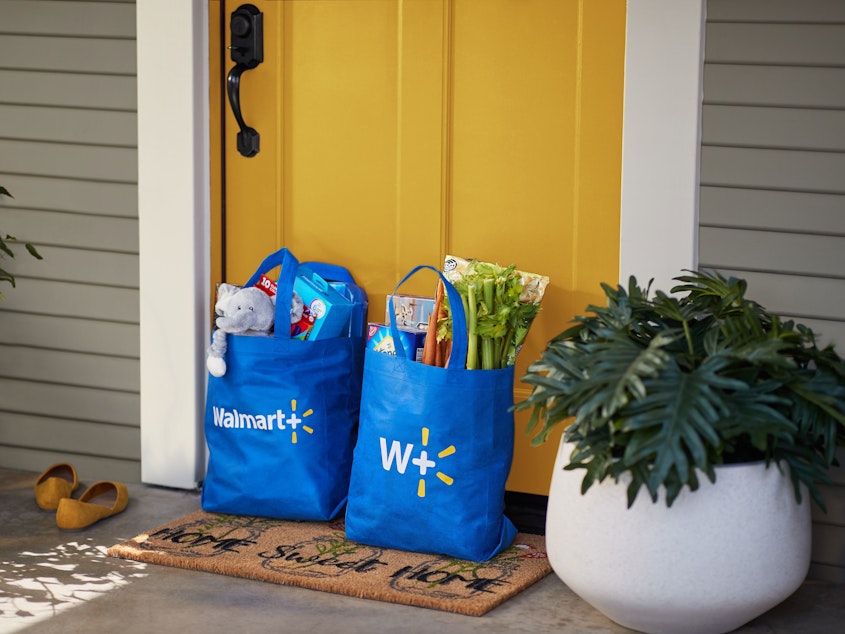 caption: Walmart has finally launched its answer to Amazon Prime with an annual membership service.