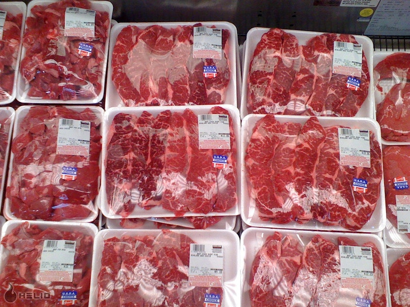 caption: Kirkland Signature meat products