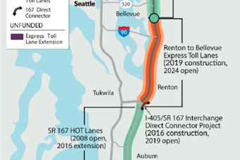 caption: A 40-mile long commuter corridor worth of improvements and linking two major highways. This could happen in 5-1/2 years, if the legislature approves. 