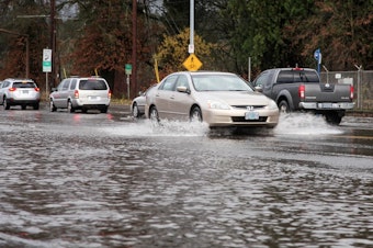 caption: <p>In this Dec. 7, 2015, file photo, drivers wade through high waters after Johnson Creek in Southeast Portland flooded. The National Weather Service has issued a Flood Watch Northwest Oregon and Southwest Washington through Friday, Feb. 10, 2017.</p>