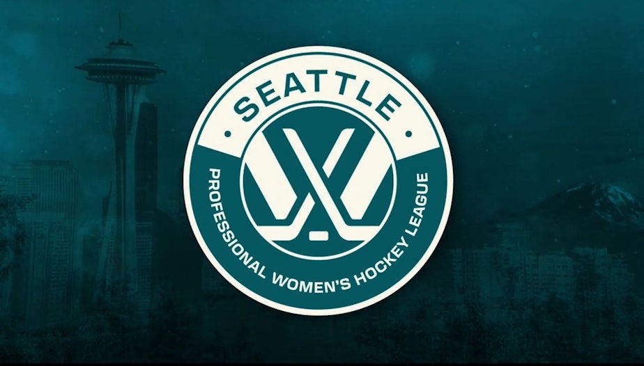 caption: PWHL Seattle logo