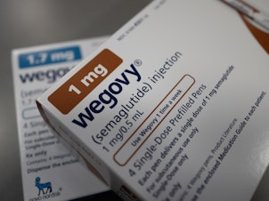 caption: Medicaid plans aren't required to cover Wegovy for weight loss and obesity, but some do and others are considering adding it for those uses.