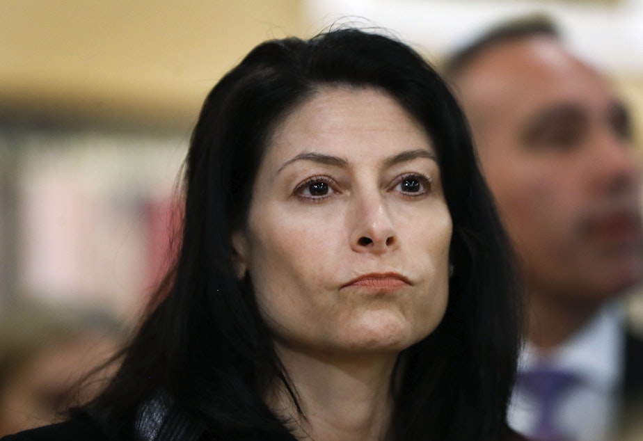 caption: Michigan Attorney General Dana Nessel, pictured in March 2019, told NPR the threat posed by individuals subscribing to extremist ideology is a nationwide problem.