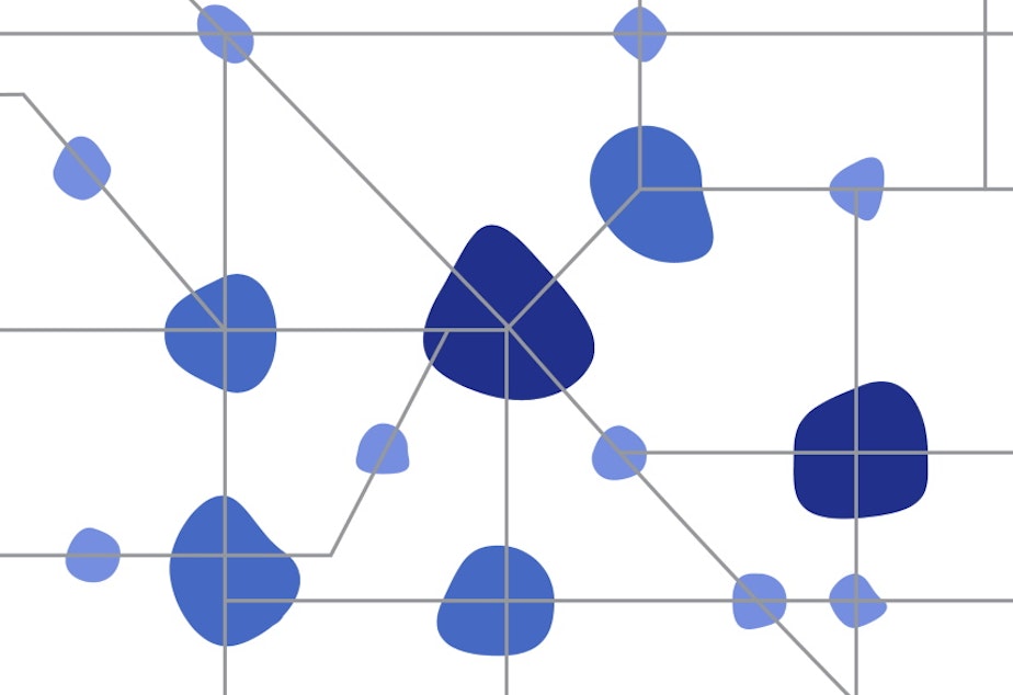 caption: Option 2: Create more urban villages, and smaller urban nodes