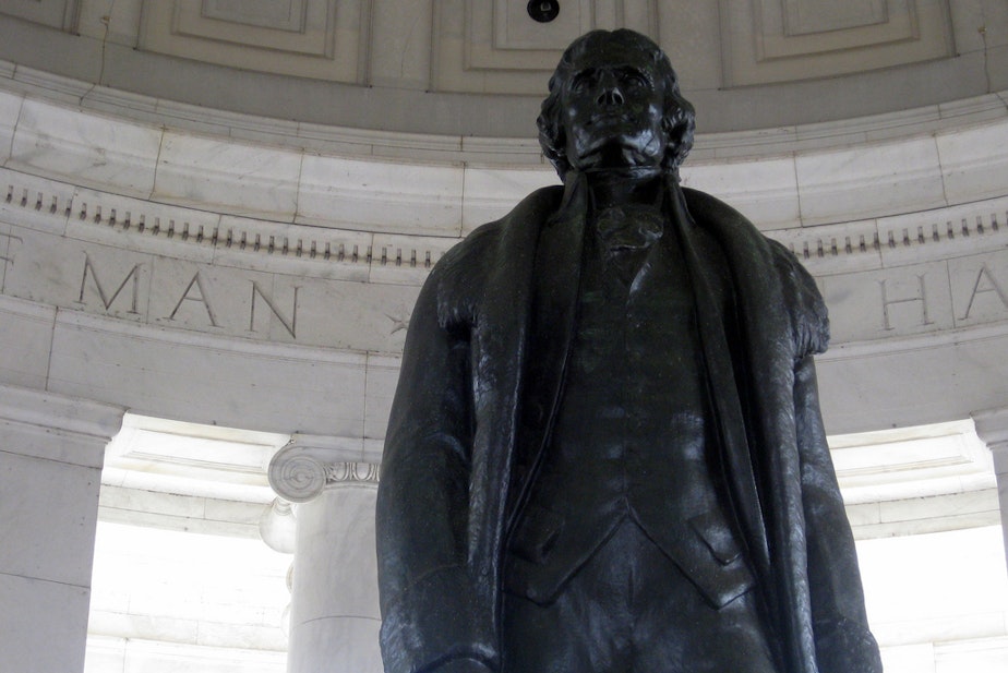 caption: Thomas Jefferson memorial in Washington, D.C.