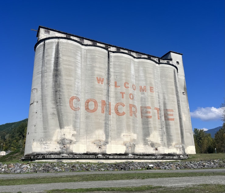 caption: Concrete is a town in northern Skagit County with a population of less than 1,000. The school district no longer has a staffed library.