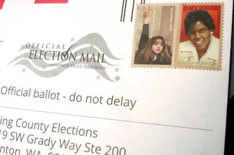 caption: The ballot's stamp game is on point. 
