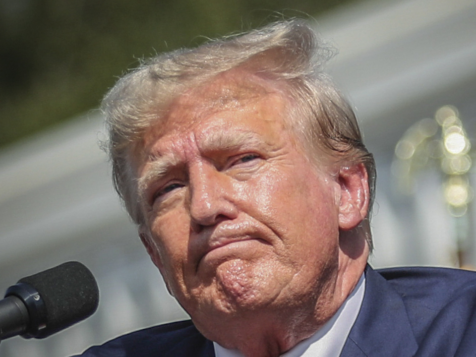 caption: A judge's ruling that Donald Trump committed fraud as he built his real-estate empire could strip the former president of his authority to make major decisions about the future of his marquee properties in New York.