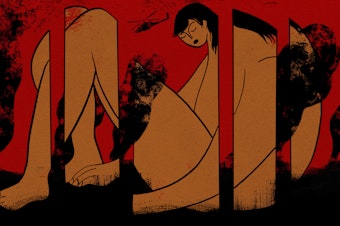 Illustration for story on conflict-related sexual violence.