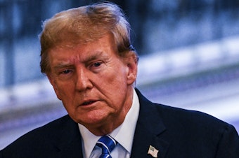 caption: Former President Donald Trump asked that the Mar-a-Lago classified documents trial be thrown out, citing the Presidential Records Act. On Thursday, U.S. District Judge Aileen Cannon denied the motion and said the case will proceed.