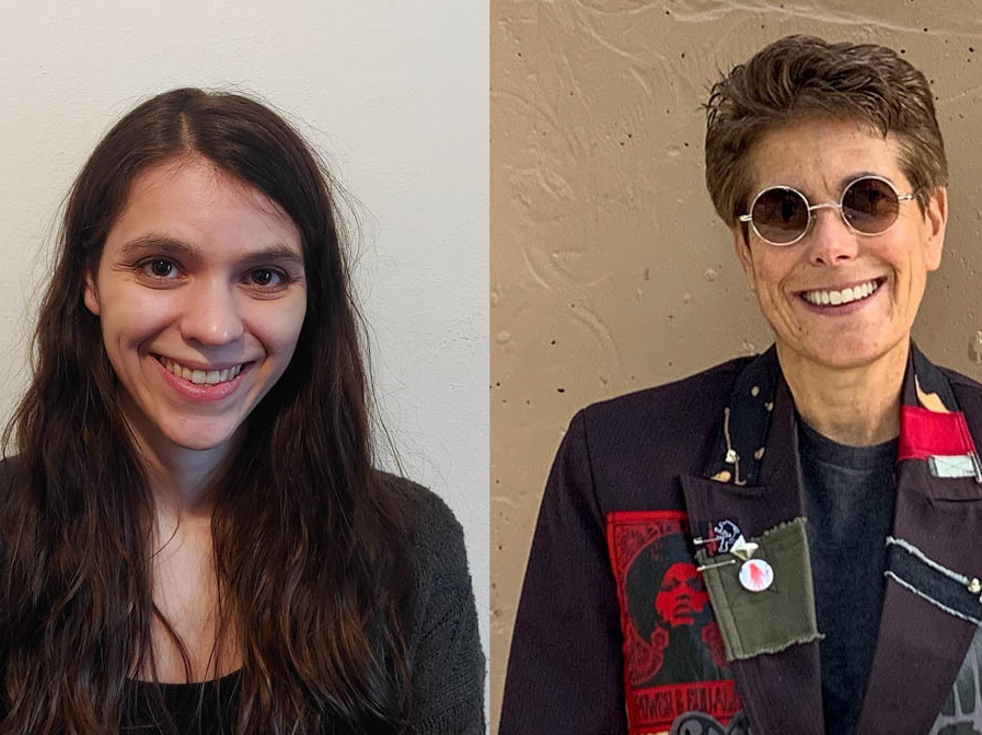 caption: "I hear that all the time, 'The children come first, the children come first,' " Fisher said. "We are going to put real muscle behind that statement," occupational therapist Debra Fisher, right, said in a StoryCorps interview with special education teacher Emma Pelosi.