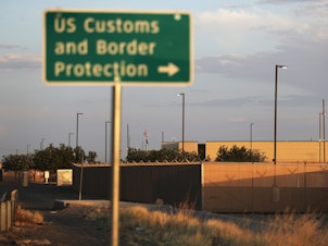 caption: A U.S. Border Patrol station in Texas is seen in 2019. Customs and Border Protection is now holding a record number of minors in warehouse-like facilities as the Biden administration struggles with an illegal migration surge.