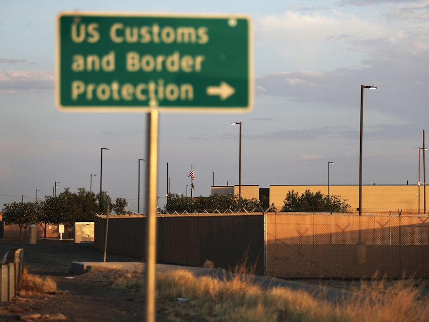 caption: A U.S. Border Patrol station in Texas is seen in 2019. Customs and Border Protection is now holding a record number of minors in warehouse-like facilities as the Biden administration struggles with an illegal migration surge.