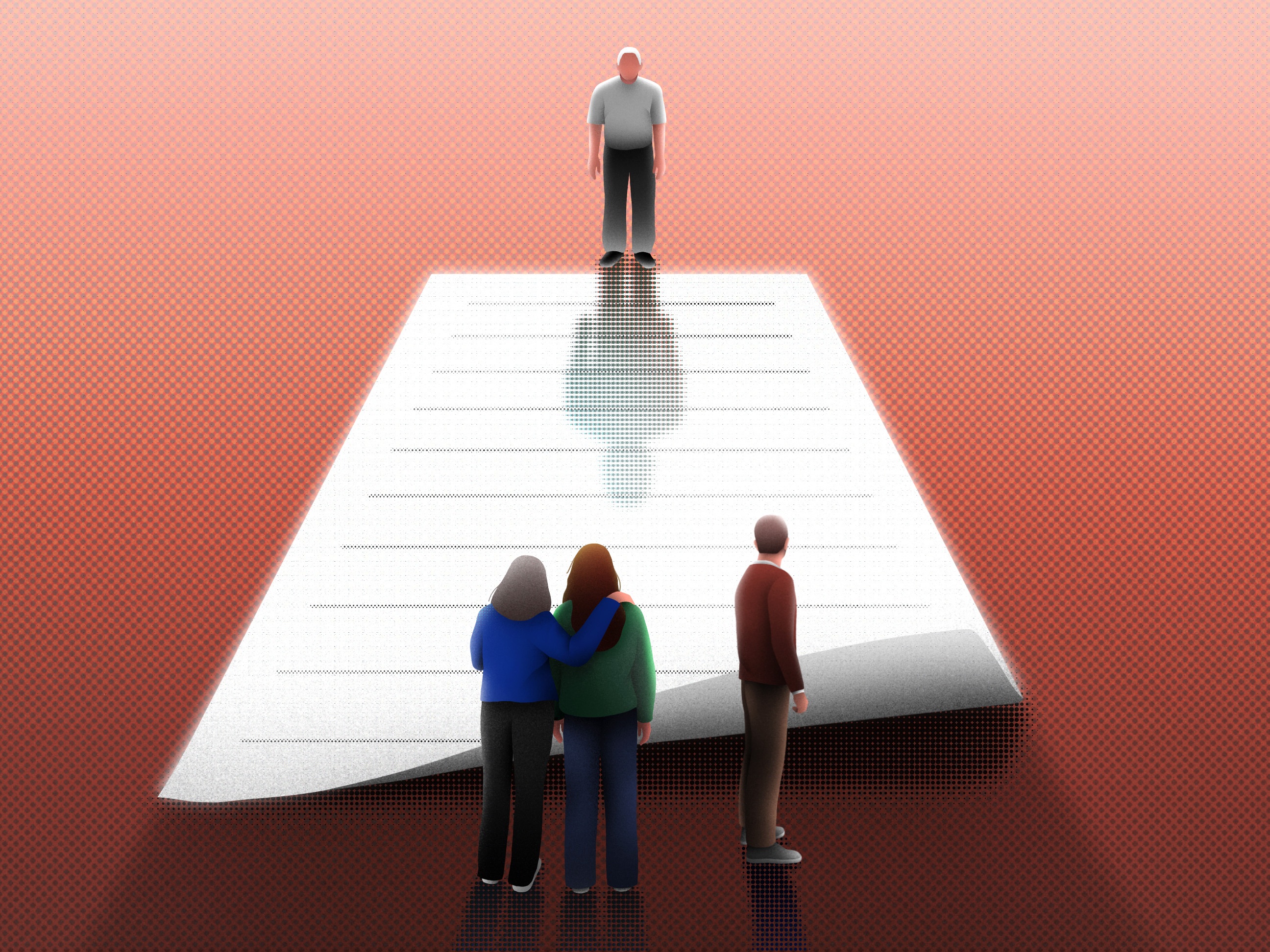 caption: Reporter Zach Mack and his dad are living in separate realities, and it's tearing their family apart.