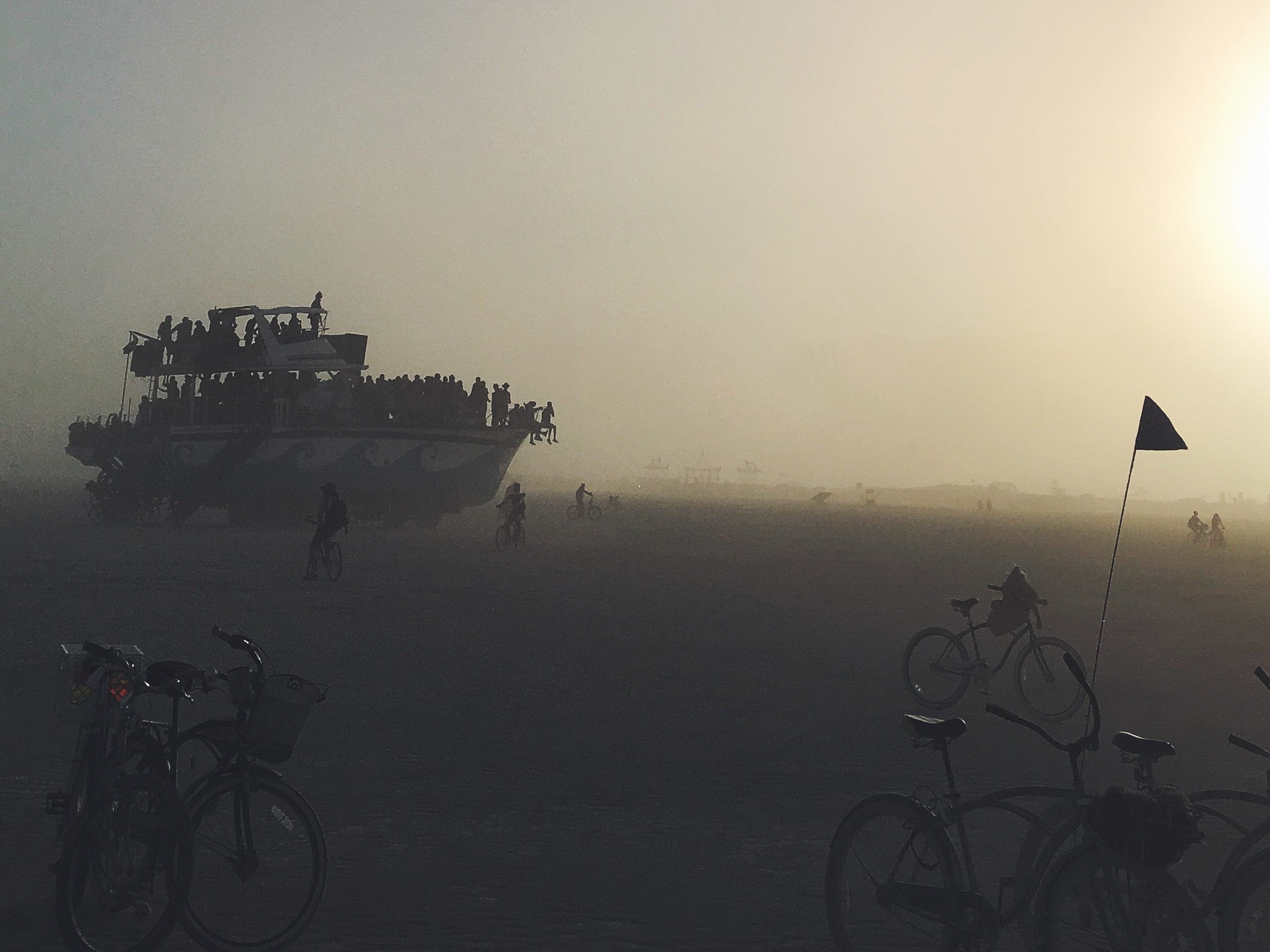 caption: Art Car at Burning Man 2017