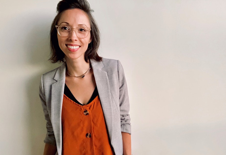caption: KUOW Community Engagement Producer Kristin Leong