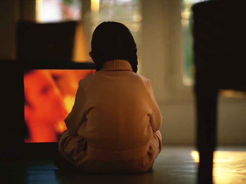 caption: Horror trailers can be scary for kids — and avoiding them is hard, especially around Halloween.