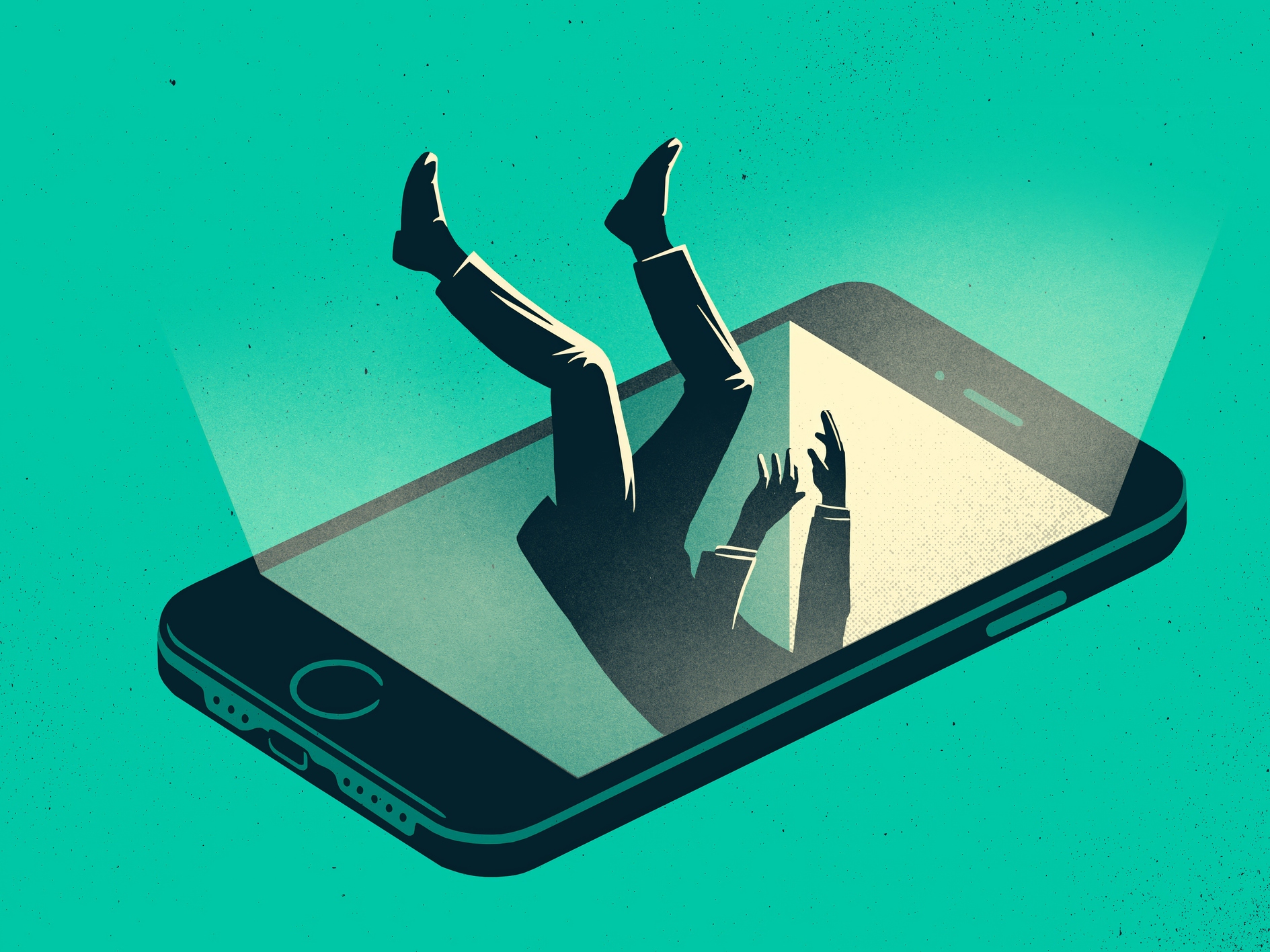 caption: People who block the internet from their smartphones spend more time on other activities that improve their wellbeing.