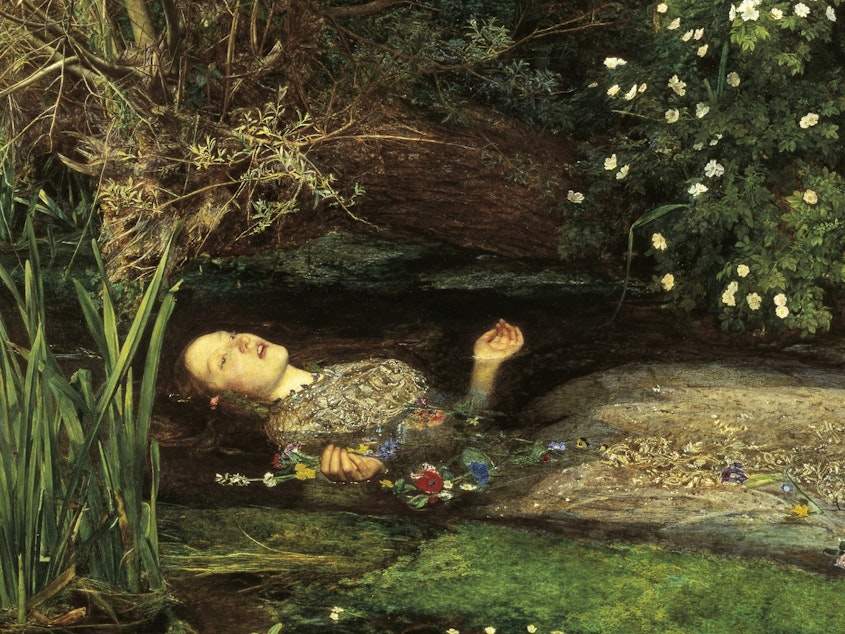 caption: This image shows the painting "Ophelia," by John Everett Millais (1829-1896). Experts say that there's a reason that we're attracted to art and music that depict sadness.