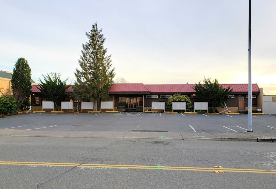 caption: DESC plans to build a six-story supportive housing on this spot next year. Saturday, February 5, 2022.