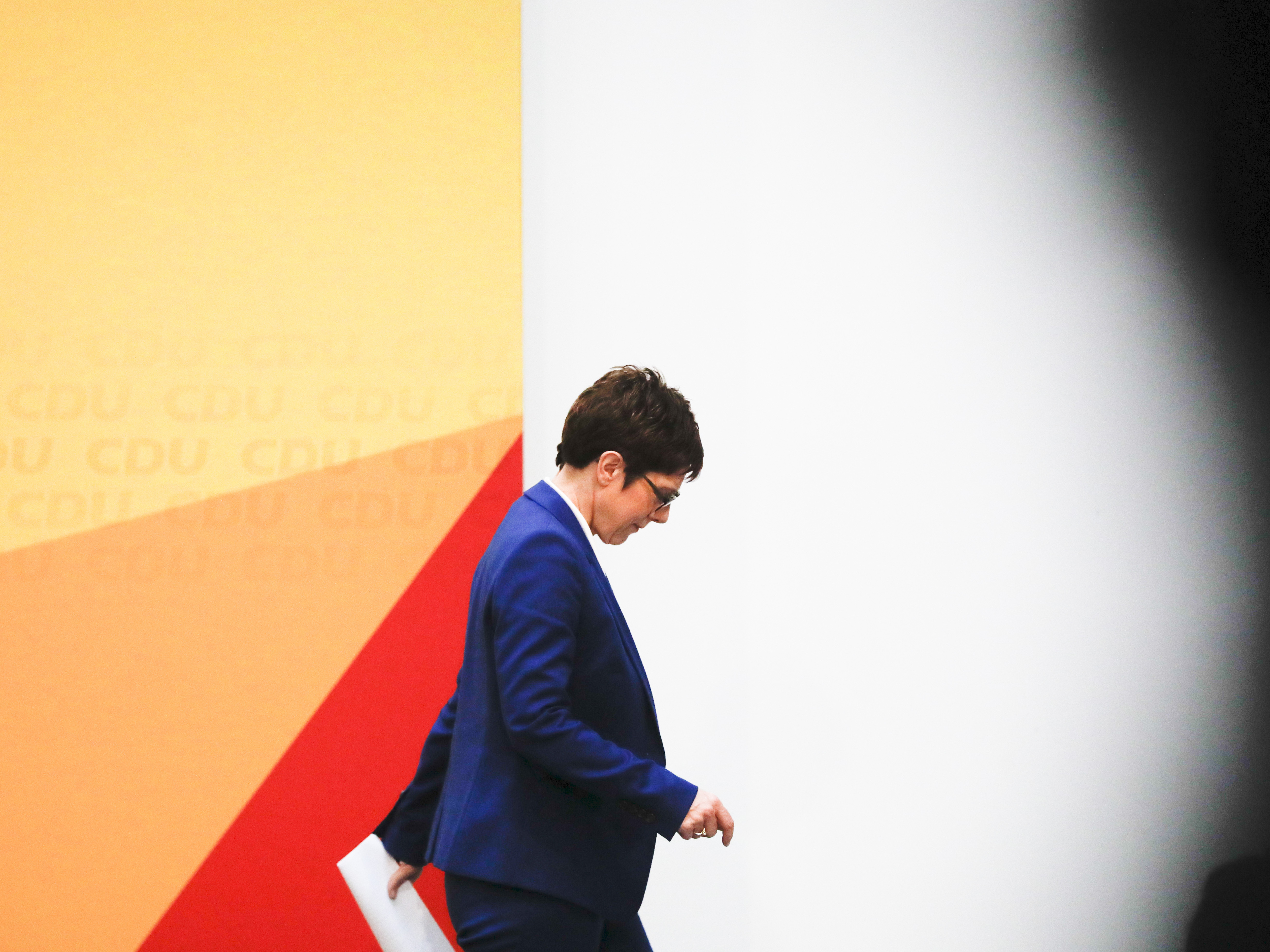 caption: Annegret Kramp-Karrenbauer, German Chancellor Angela Merkel's designated successor, says she will quit her role as head of the Germany's strongest party in summer and won't stand for the chancellorship.