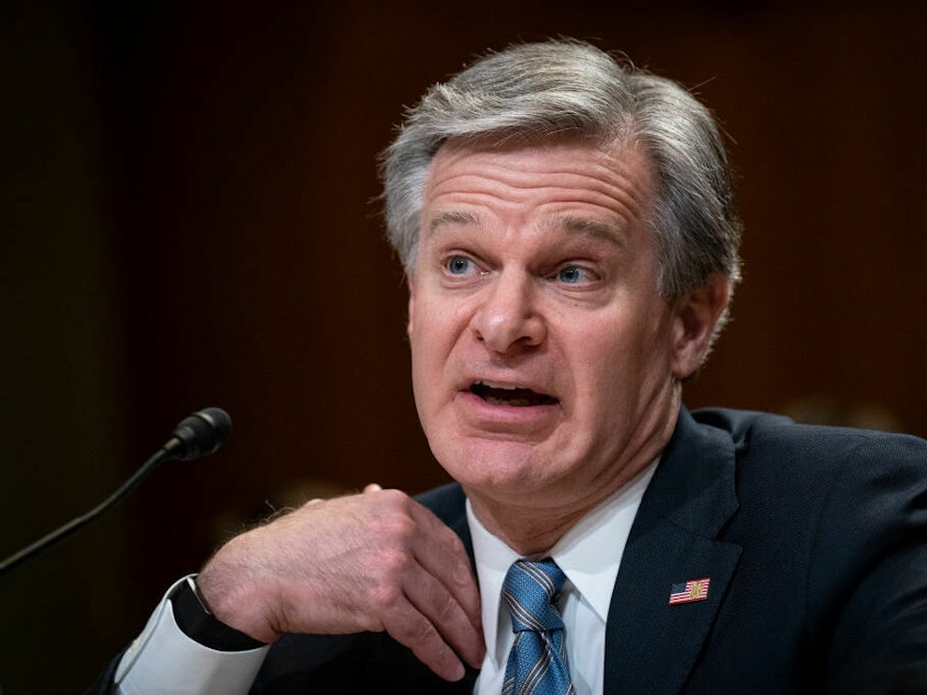 caption: The House Oversight Committee plans to vote Thursday to hold FBI Director Christopher Wray in contempt over what they say is the bureau's refusal to hand over records tied to the GOP-led panel's investigation into President Biden and his family.