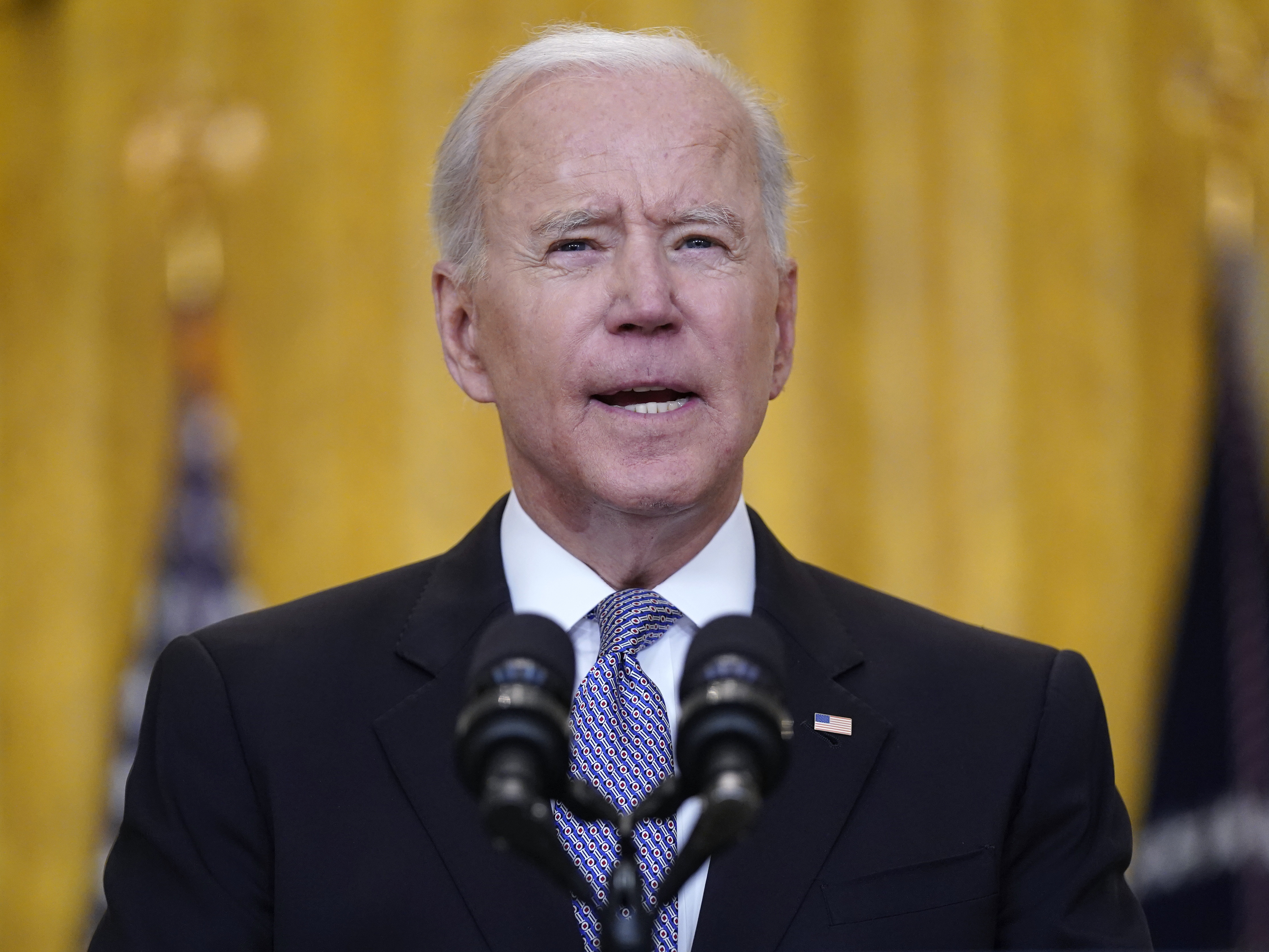 caption: President Joe Biden's finances took hit over 2020 according to income tax filings released by the White House on Monday.