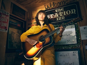 caption: Molly Tuttle is right at home at The Station Inn in Nashville, Tenn.