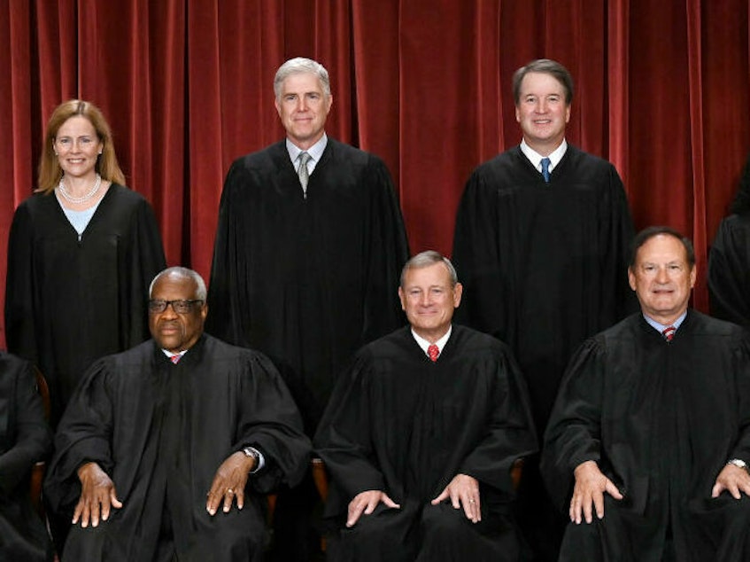 caption: The conservative justices of the U.S. Supreme Court