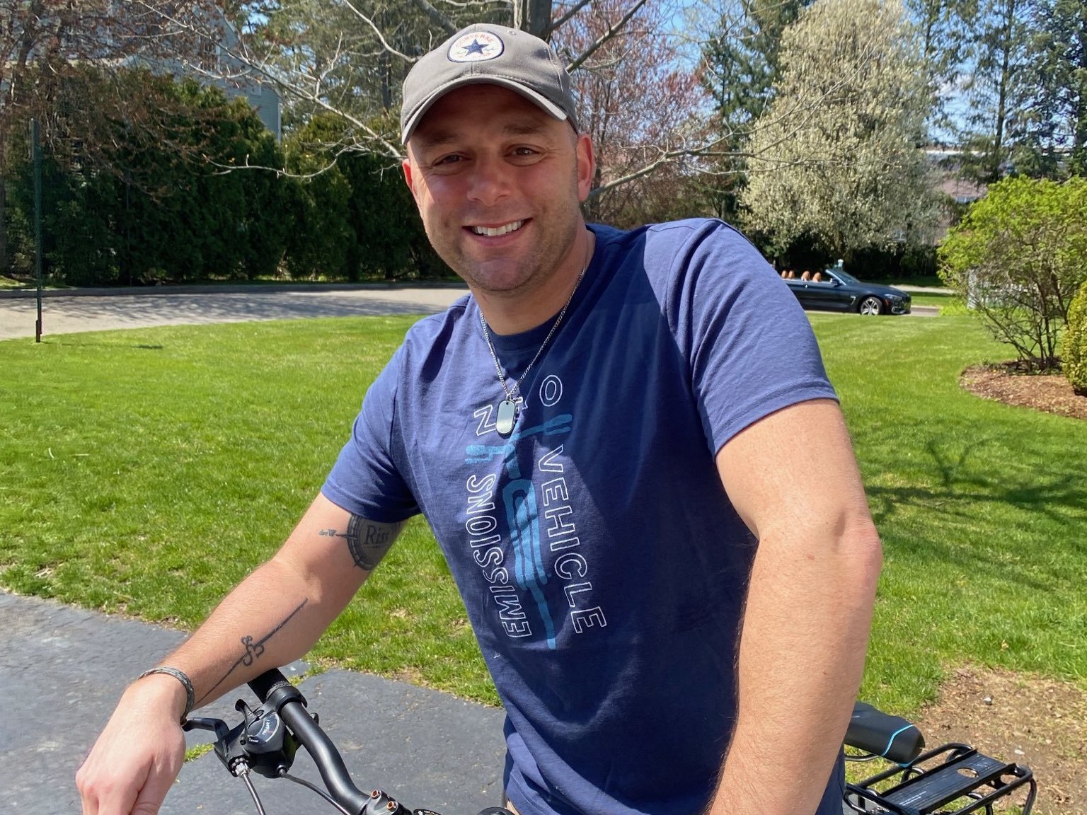 caption: DJ Haddad, CEO of an advertising company in Fairfield, Conn., says virtual meetings and parties help his employees forge new connections with their co-workers.