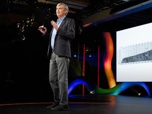 Steven Johnson speaks at TEDMonterey on August 3, 2021. TEDMonterey: The Case for Optimism. August 1-4, 2021, Monterey, California. Photo: Bret Hartman / TED
