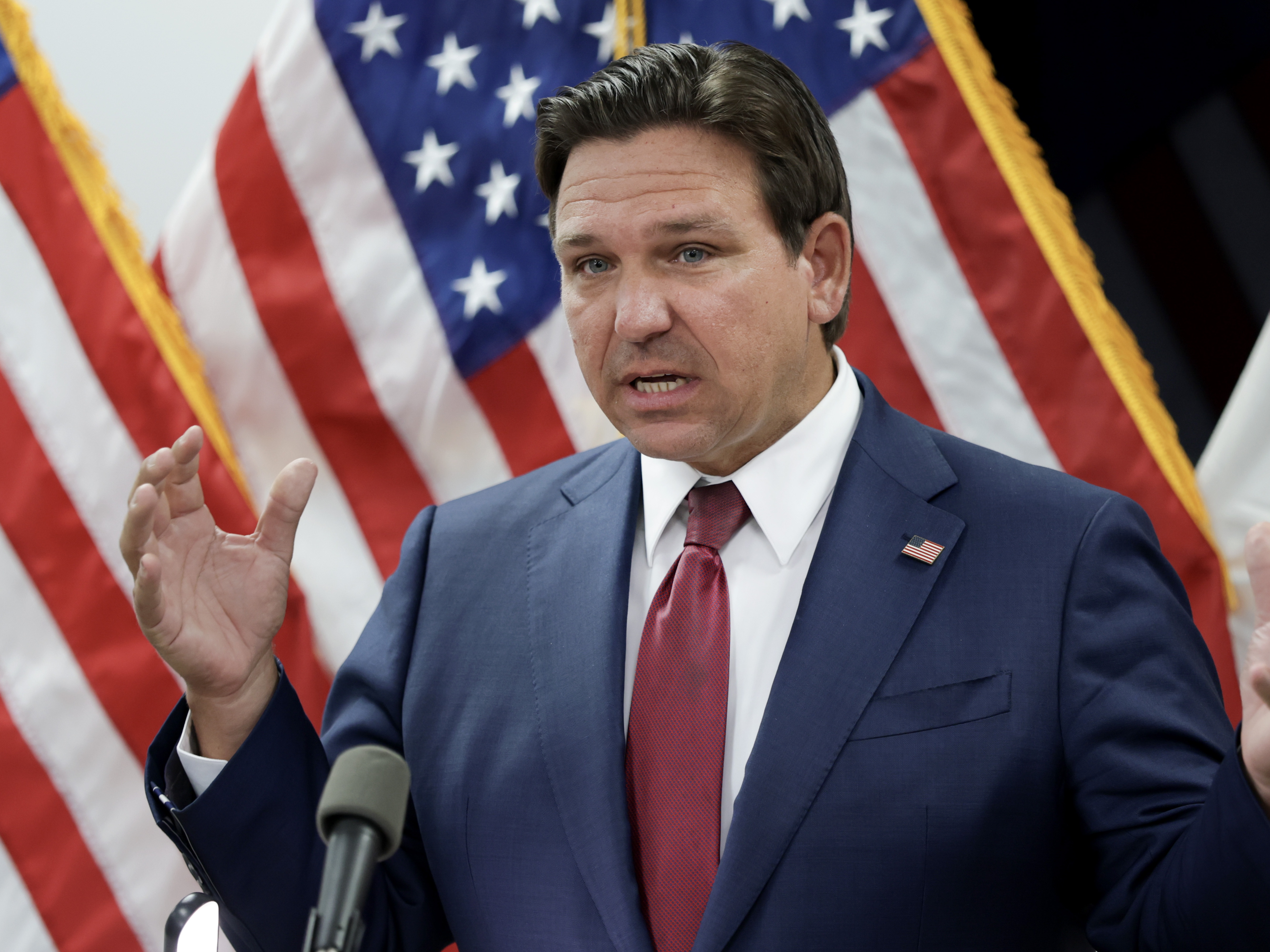 caption: Republican lawmakers in Florida are investigating how $10 million in state money was diverted for use in a political campaign with ties to the wife of Gov. Ron DeSantis.