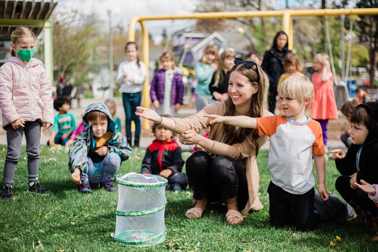 caption: Elly McCarthy at Pacific Crest School.