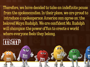 M&M replacing spokescandy with Maya Rudolph is a Fox News lose-lose