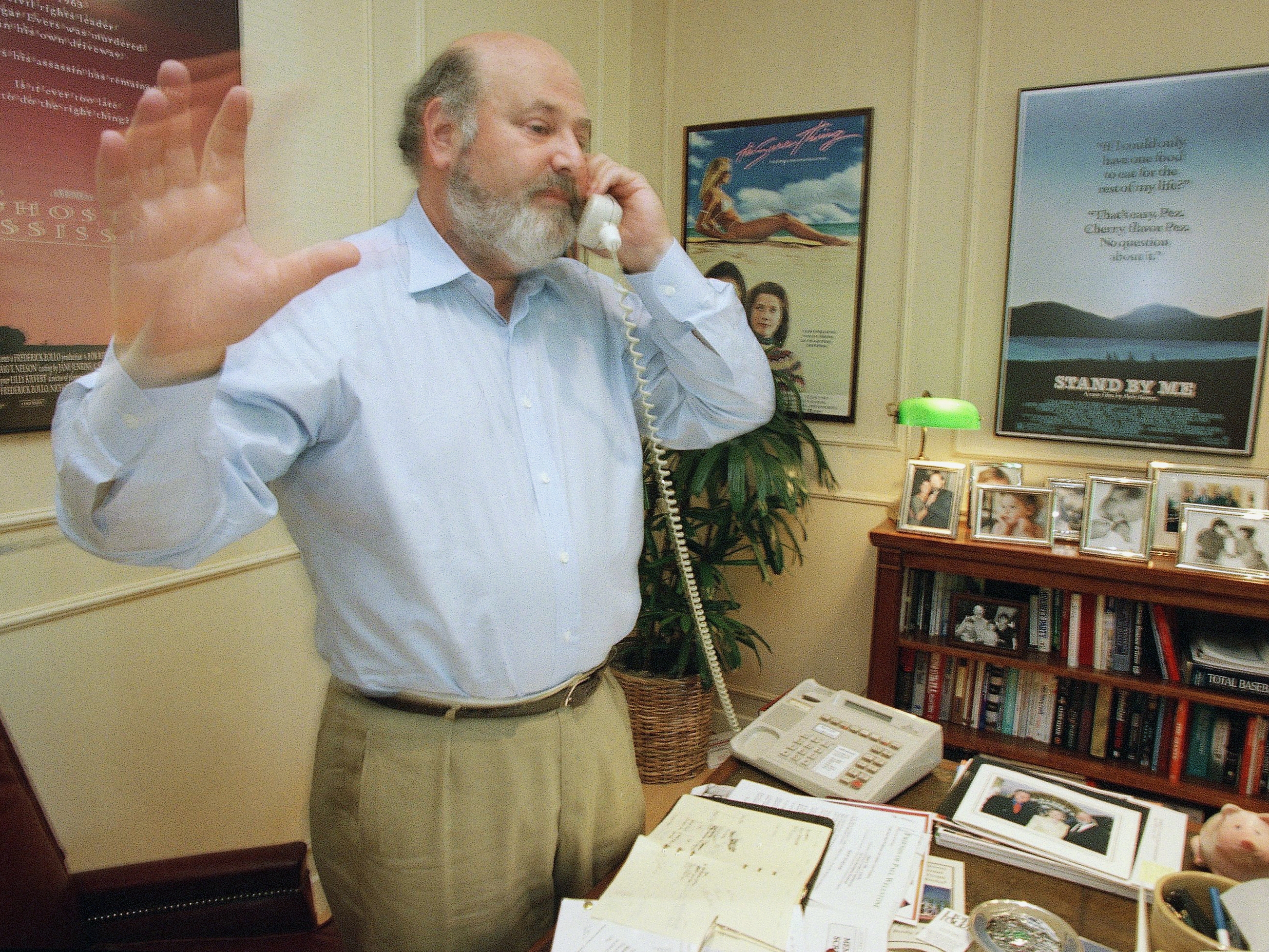 caption: Rob Reiner at his office in Beverly Hills, Calif., in July 1998.