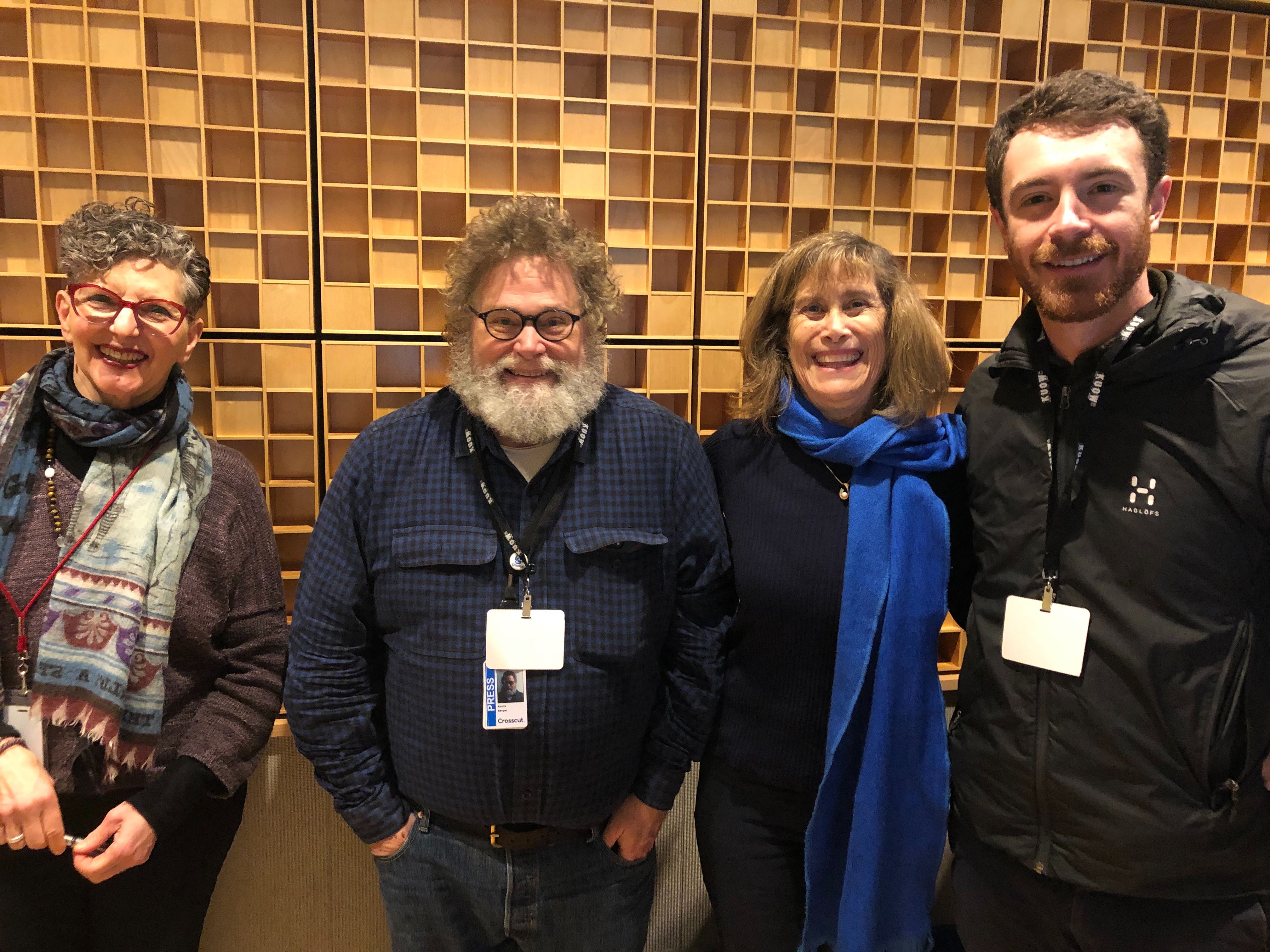 caption: Marcie Sillman, Knute Berger, Joni Balter and David Kroman