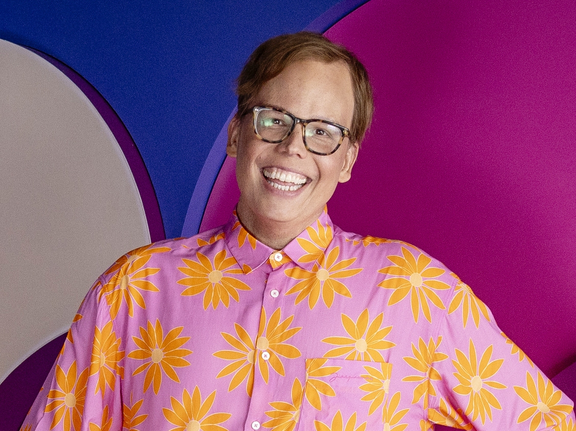 caption: Actor Jeff Hiller's new memoir is <em>Actress of a Certain Age: My Twenty-Year Trail to Overnight Success. </em>He's pictured above in Savannah, Ga., in November 2024.