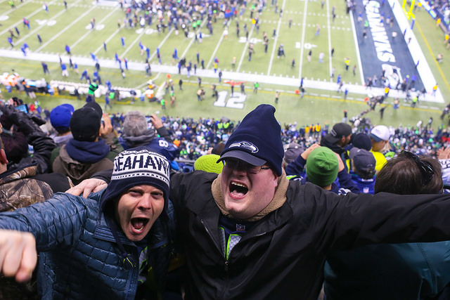 caption: The Seattle Seahawks will face the Denver Broncos for Super Bowl XLVIII.