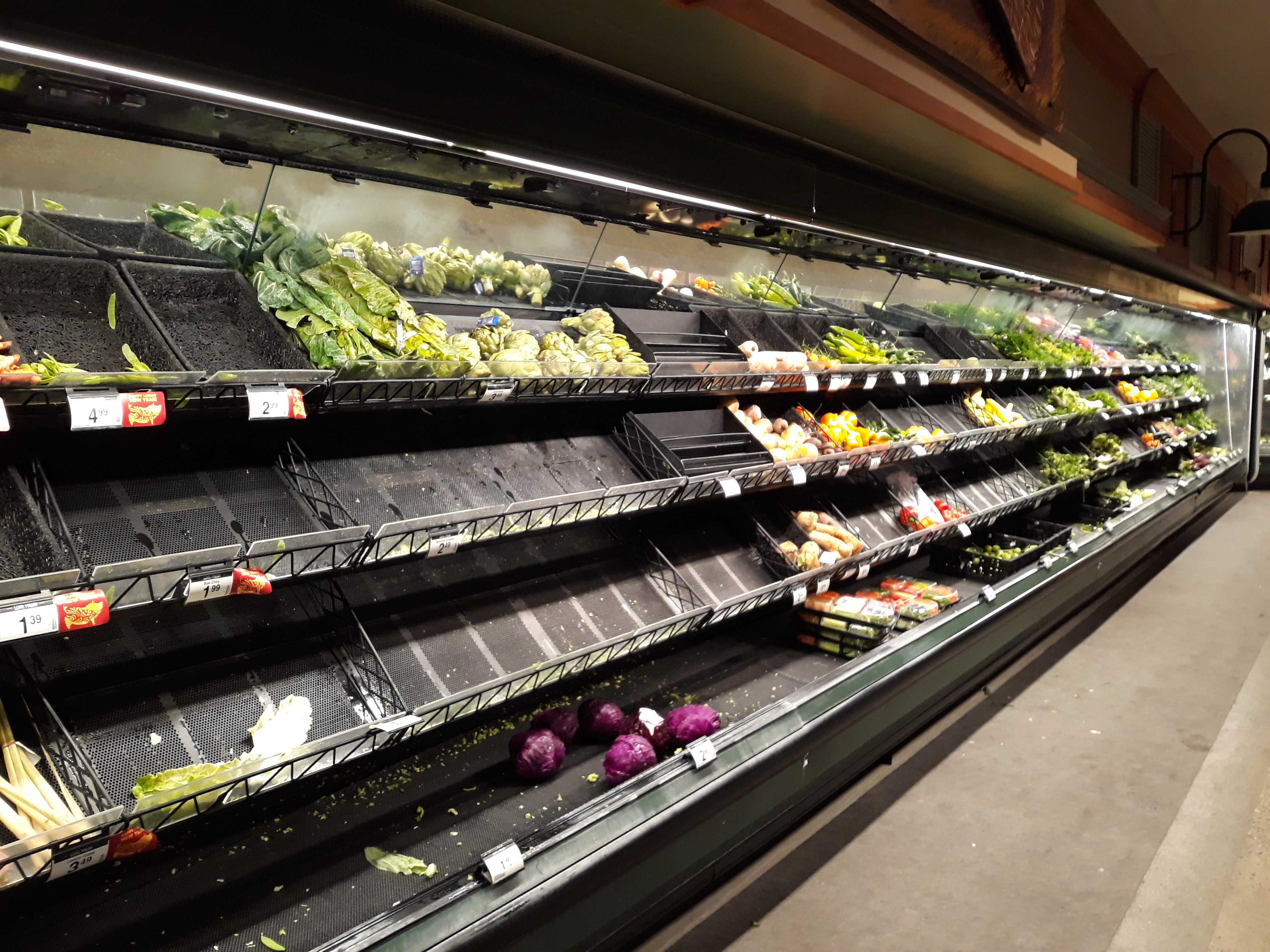 caption: ...and the fruit section at the QFC in Redmond.