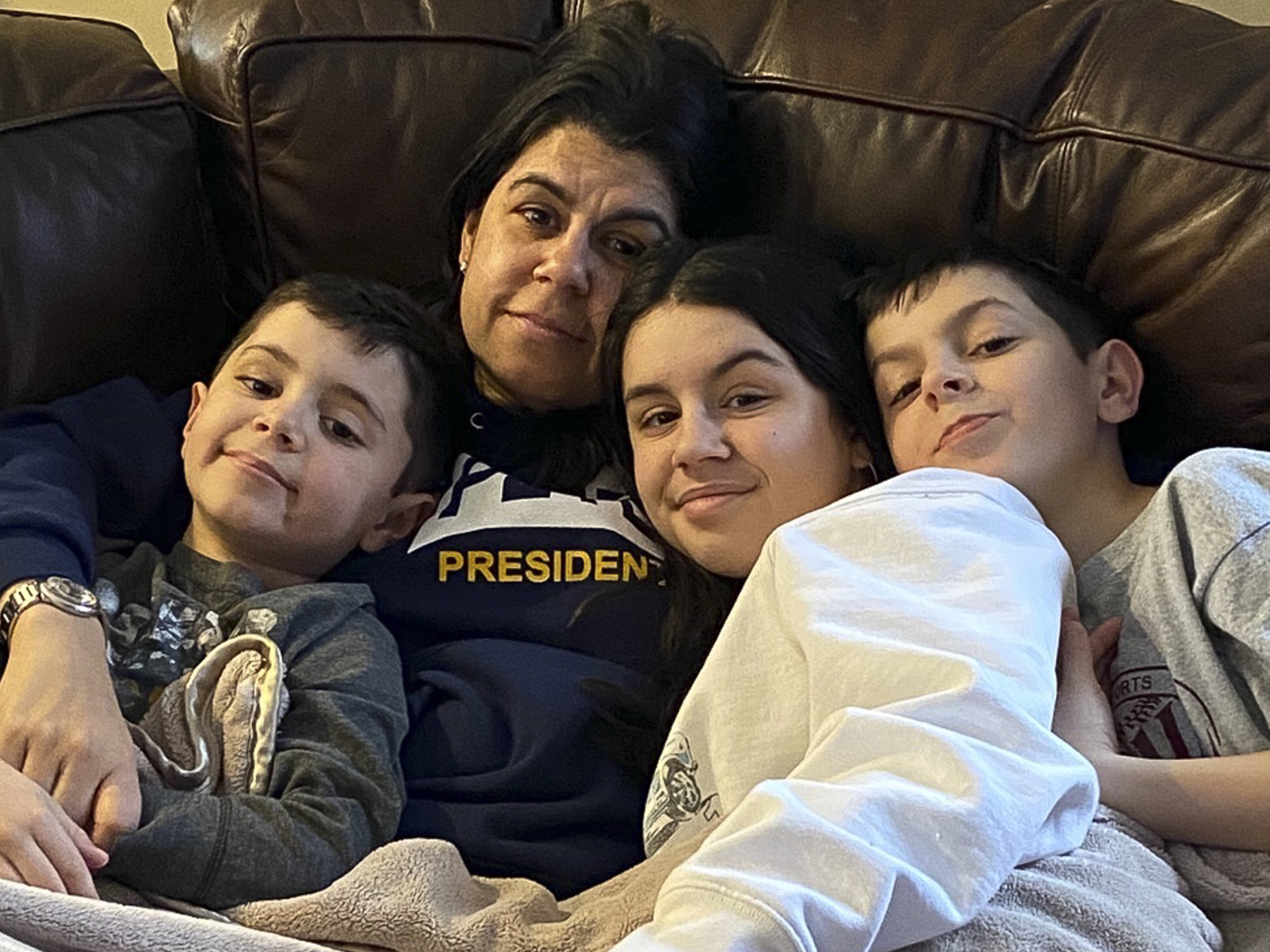 caption: Dr. Kass recently sent all three of her children away, to live with her parents in New Jersey while she treats coronavirus patients.