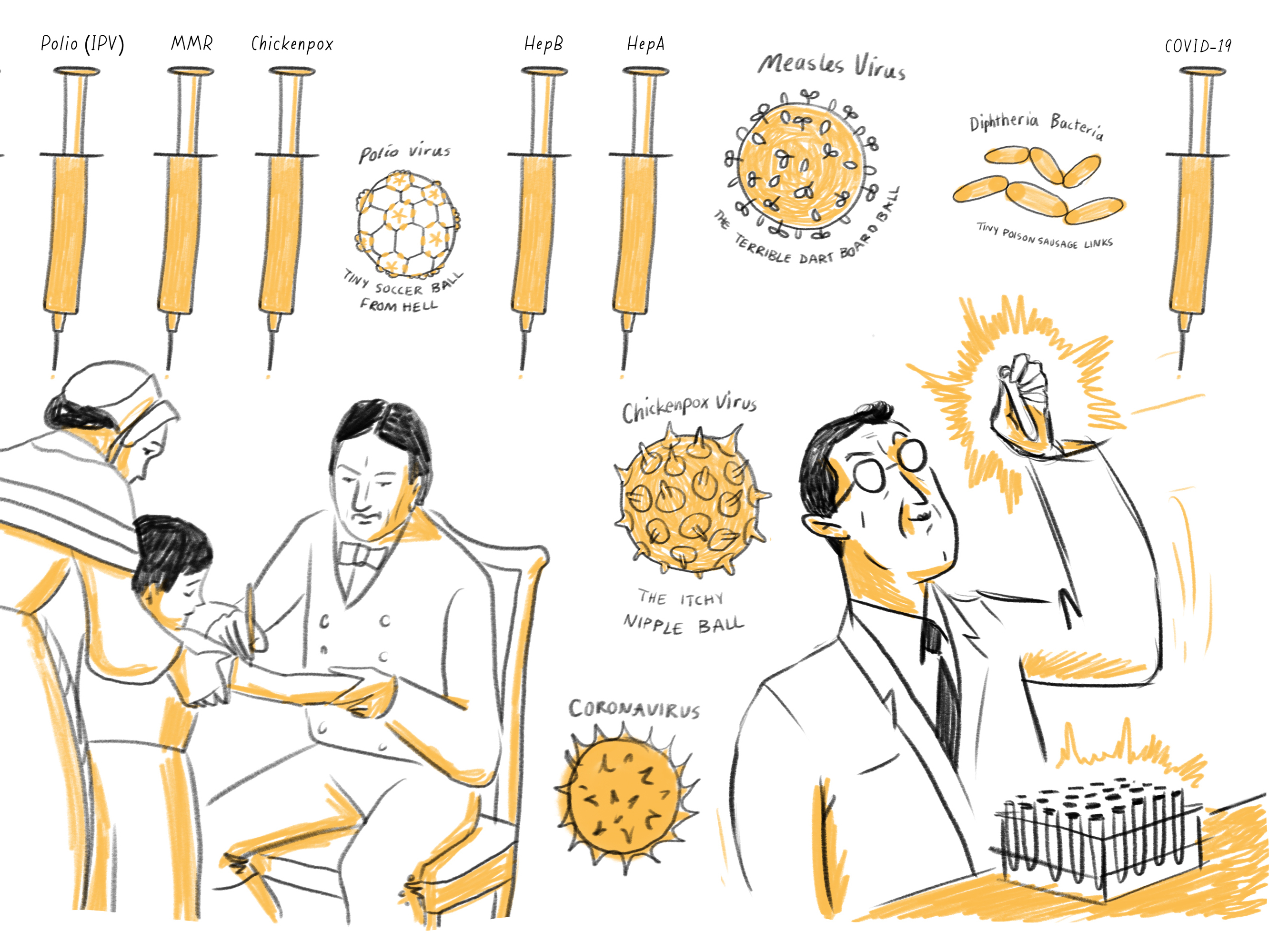 A look at the history of vaccines in schools.