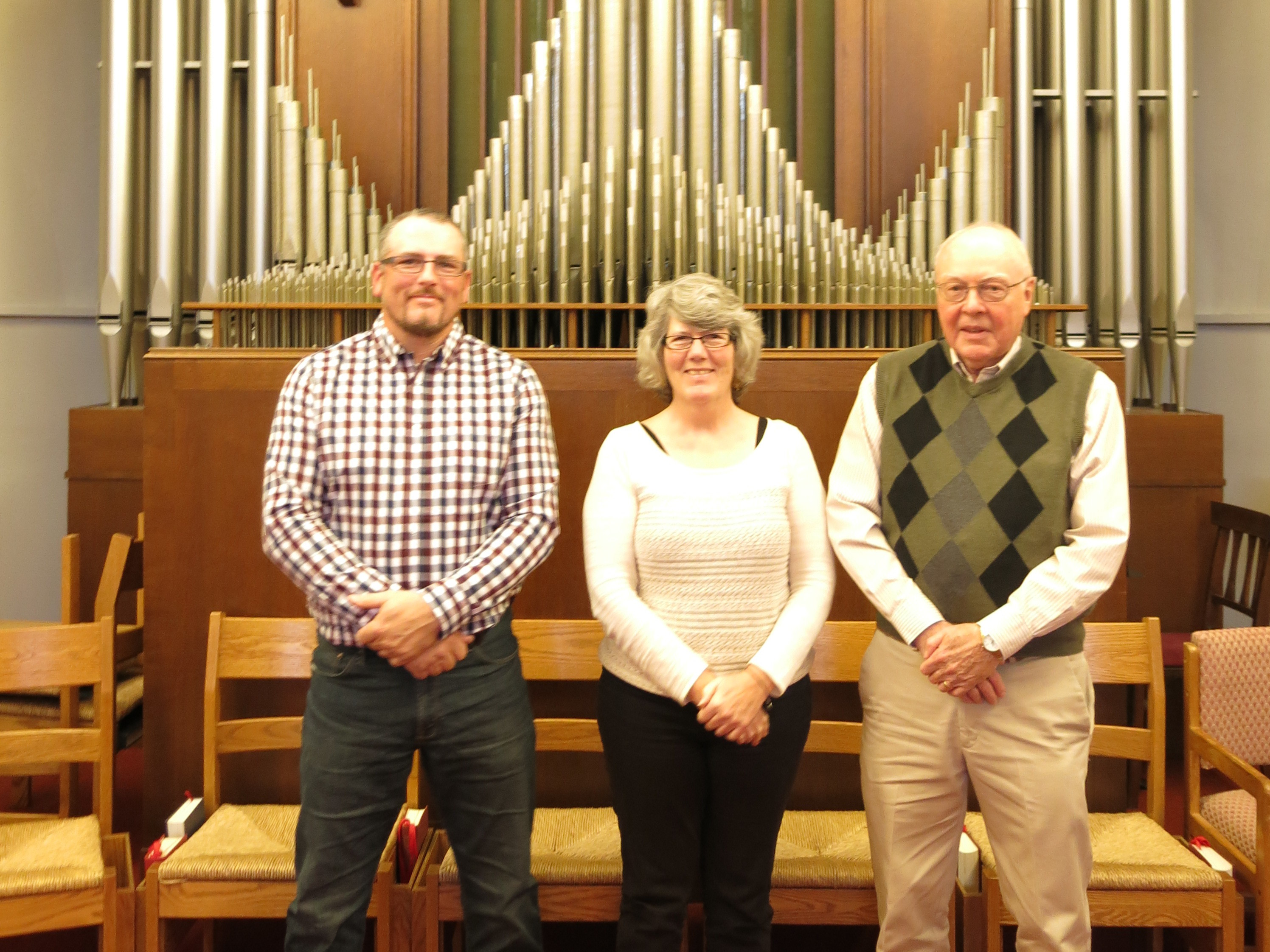 caption: A group of Gettysburg, Penn., residents have been meeting up in a historic church to practice what others preach: bringing people of different political views together.