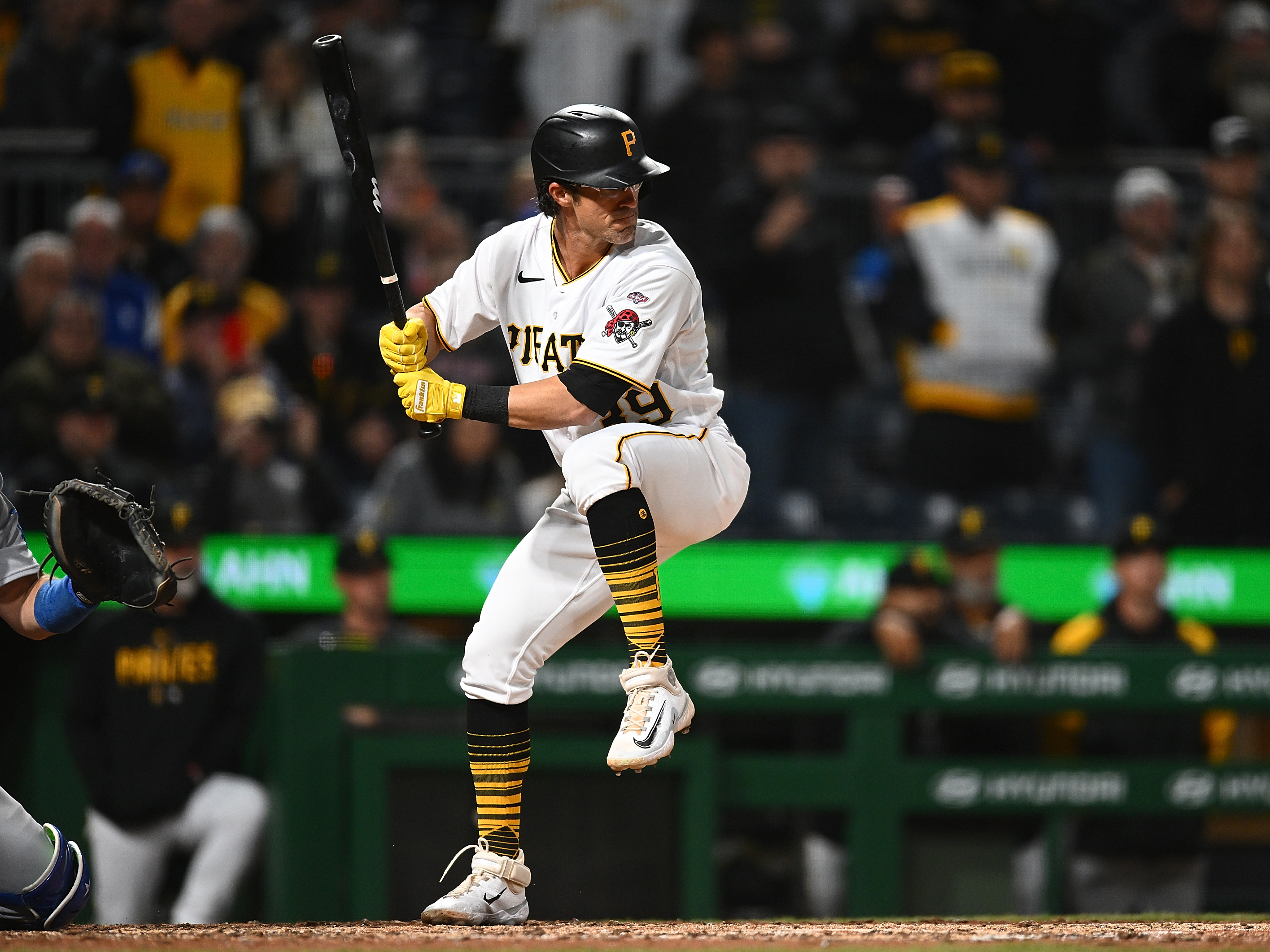 caption: After more than 1,100 minor league games, Drew Maggi of the Pittsburgh Pirates made his Major League debut on Wednesday.