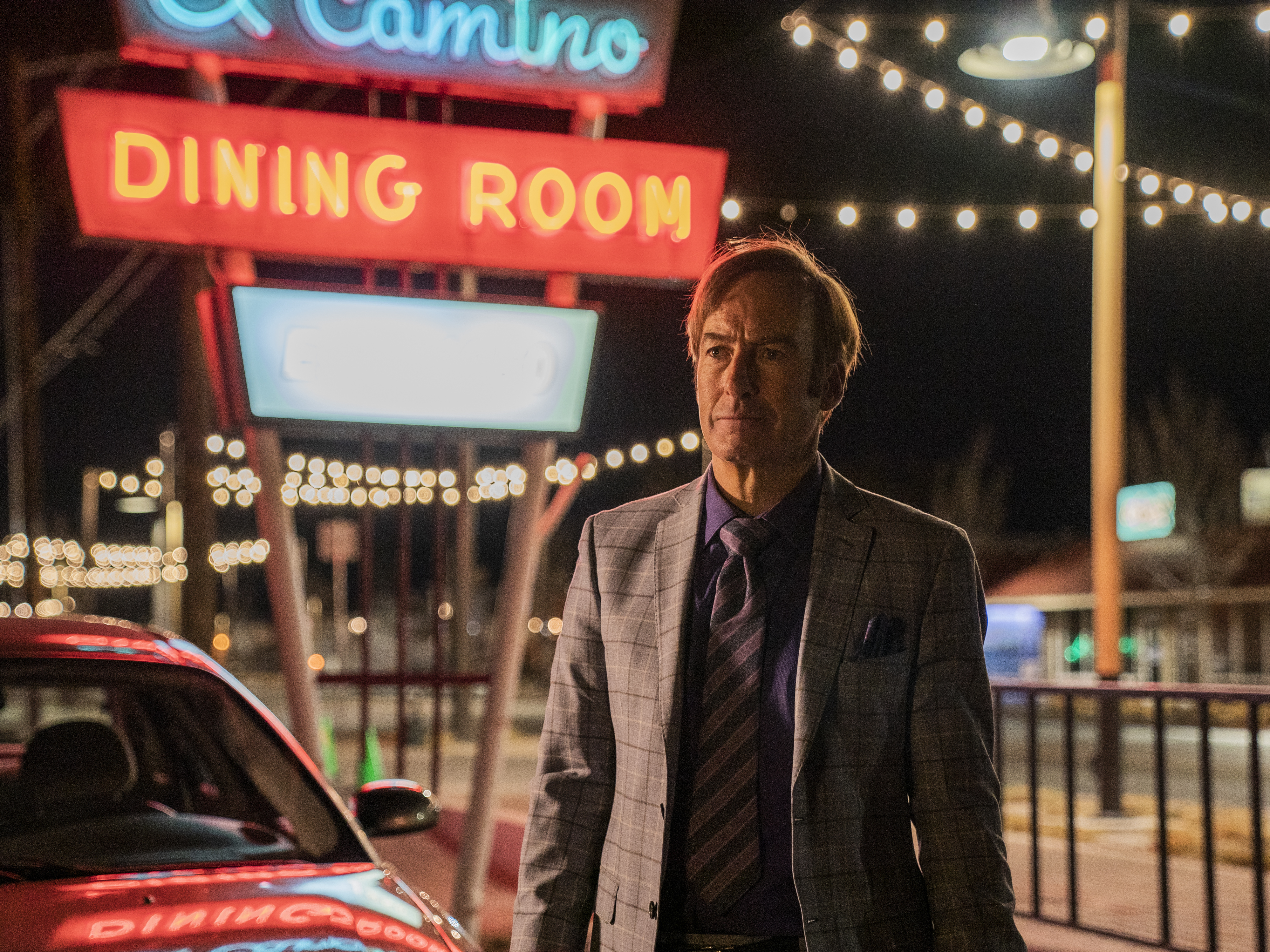 caption: Bob Odenkirk as Jimmy McGill in a still from Season 6 of <em>Better Call Saul. </em>