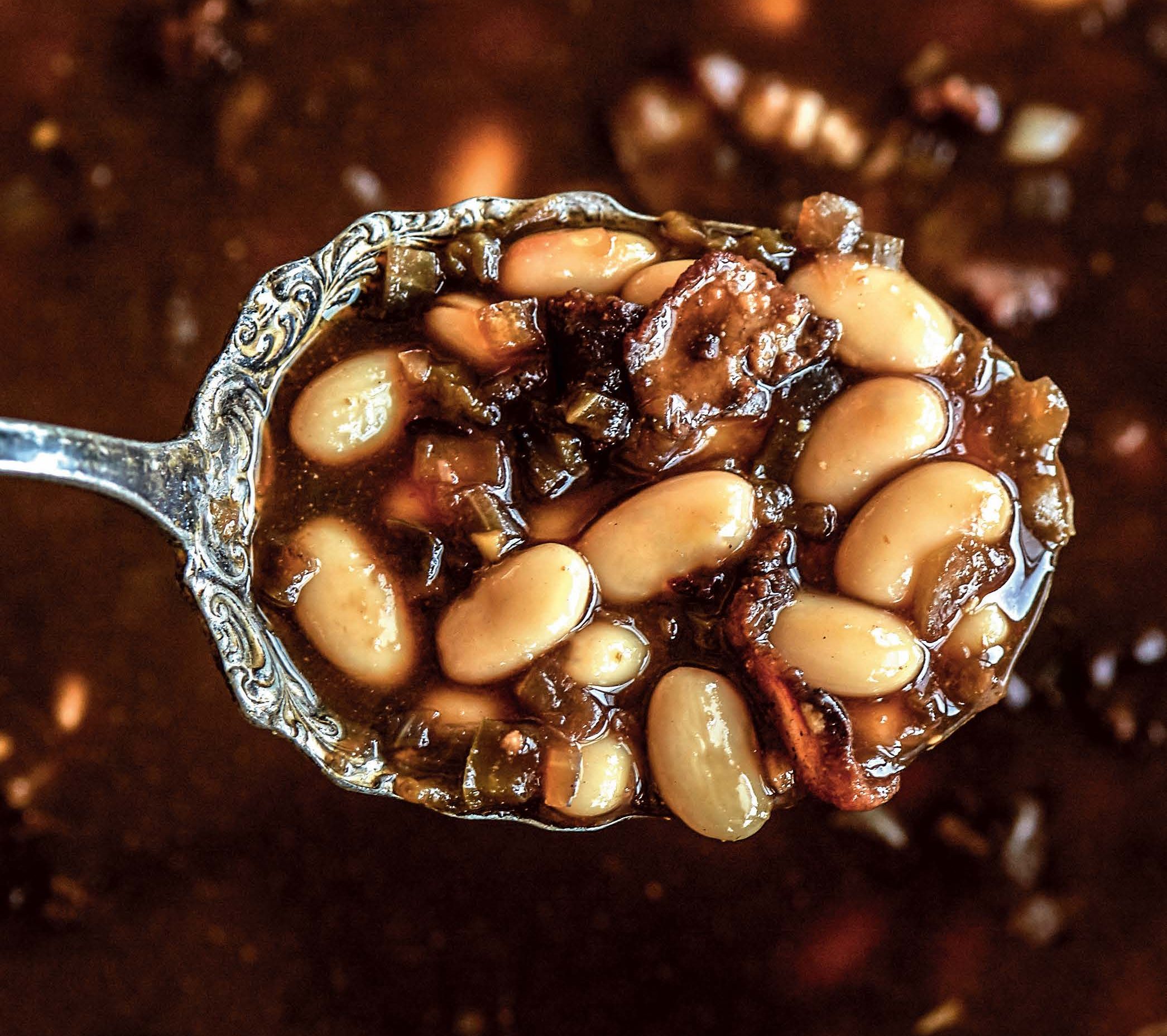 caption: Baked beans (Courtesy)